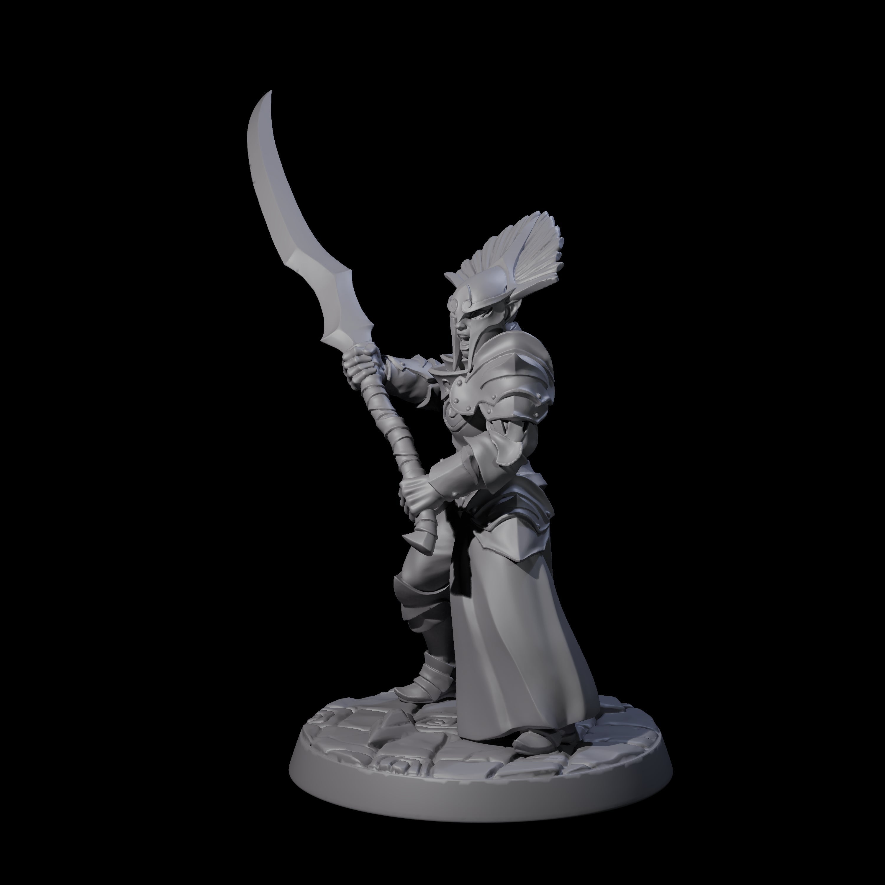 Cunning Drow F Miniature for Dungeons and Dragons, Pathfinder or other TTRPGs