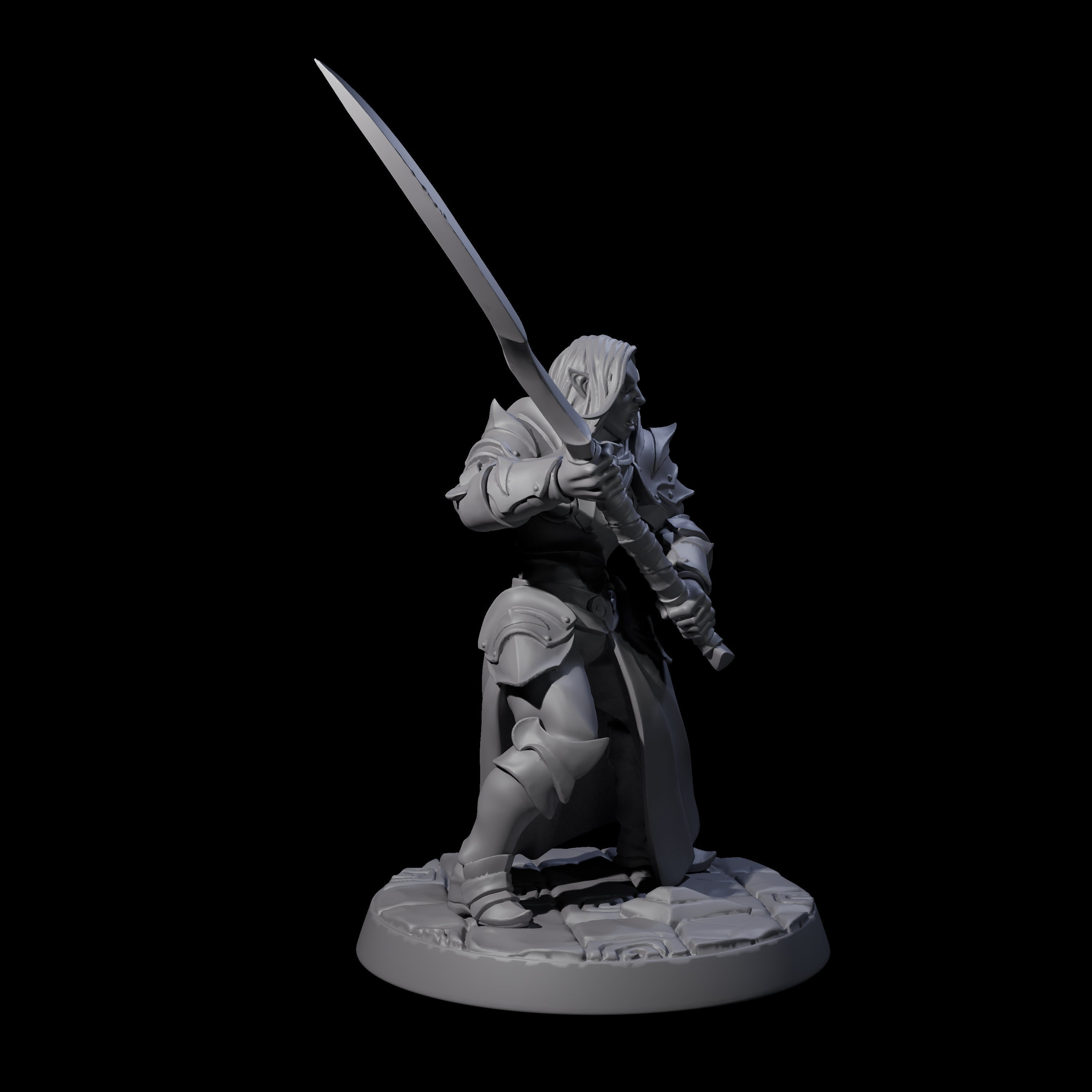 Cunning Drow F Miniature for Dungeons and Dragons, Pathfinder or other TTRPGs