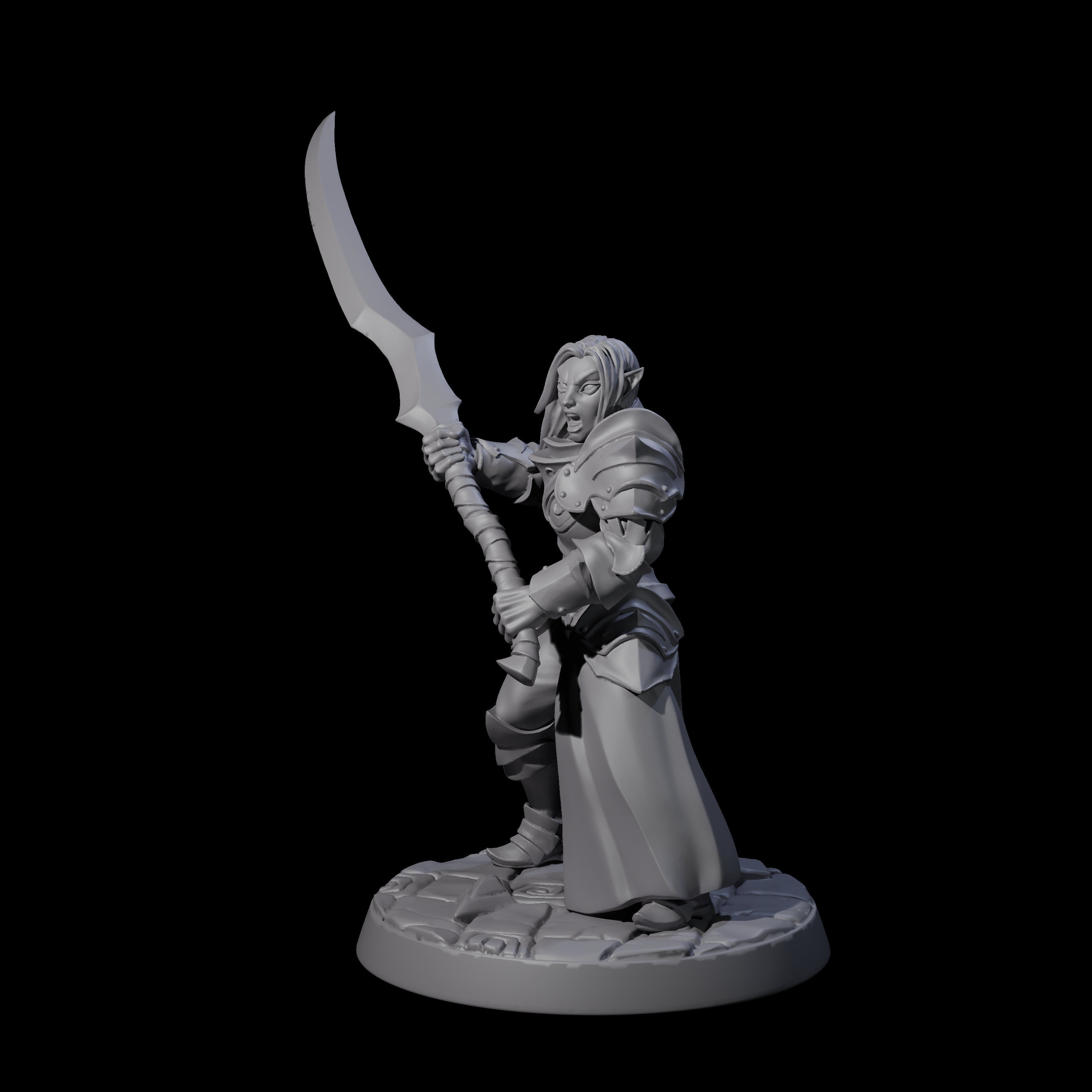 Cunning Drow F Miniature for Dungeons and Dragons, Pathfinder or other TTRPGs