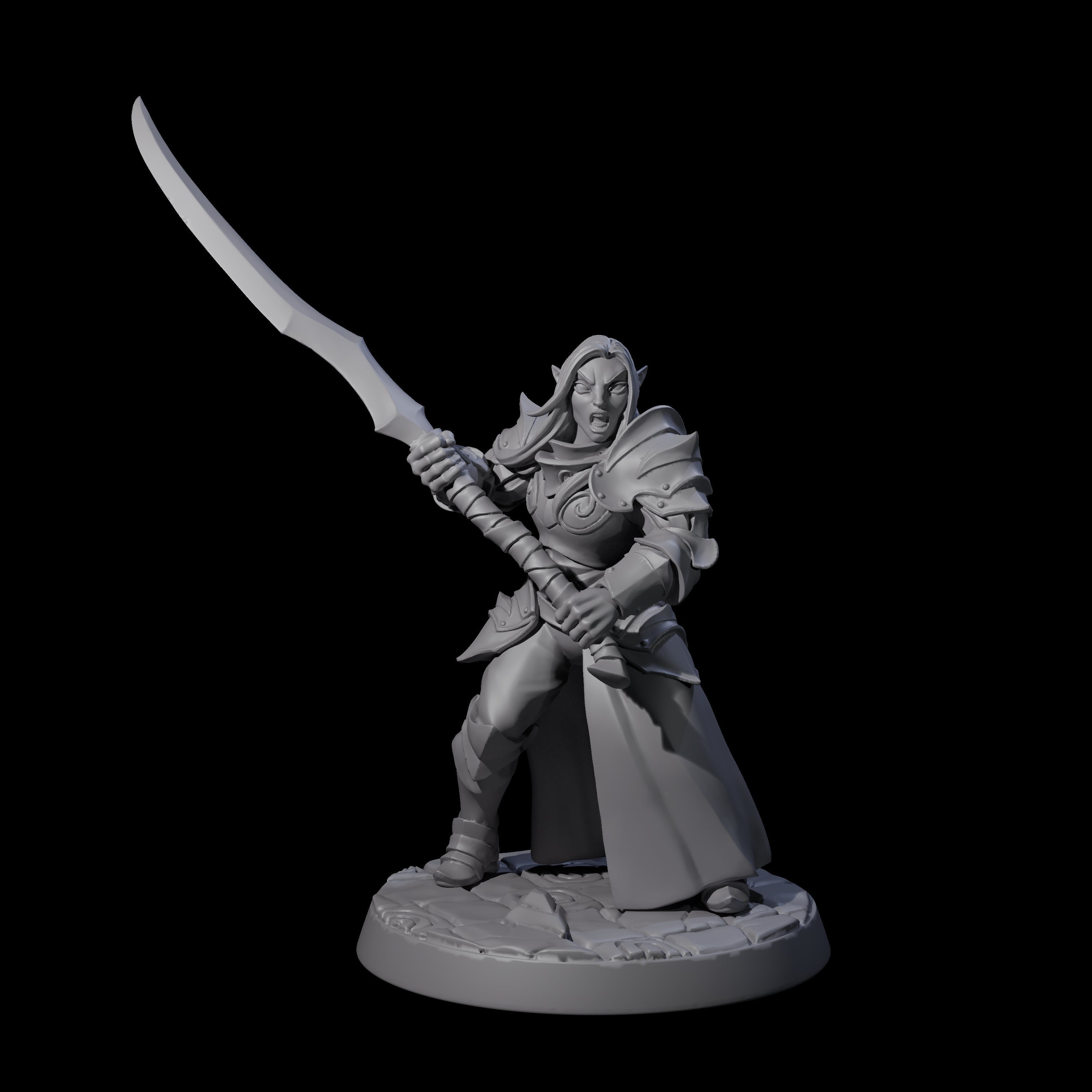 Cunning Drow F Miniature for Dungeons and Dragons, Pathfinder or other TTRPGs