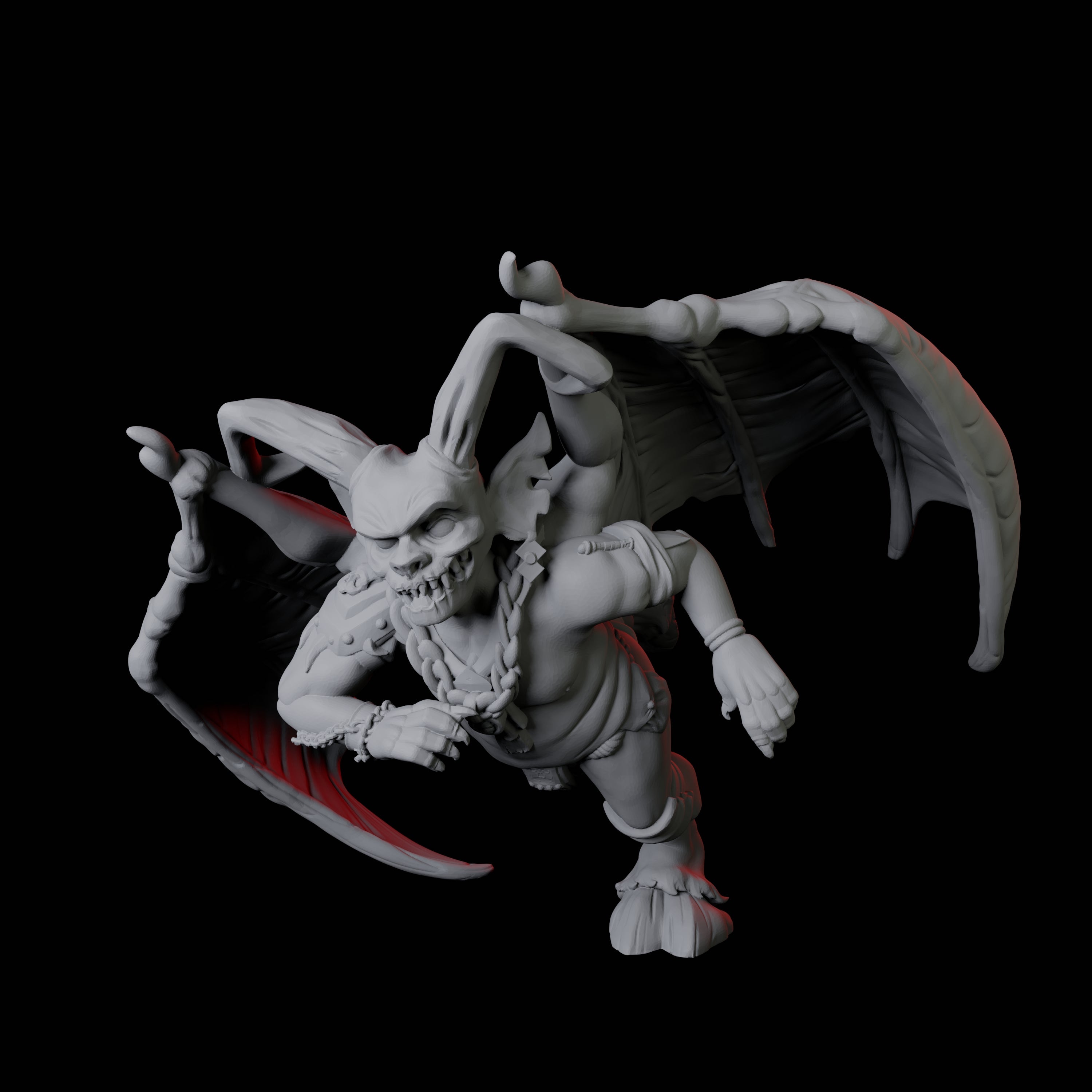 Cunning Flying Imp A Miniature for Dungeons and Dragons, Pathfinder or other TTRPGs