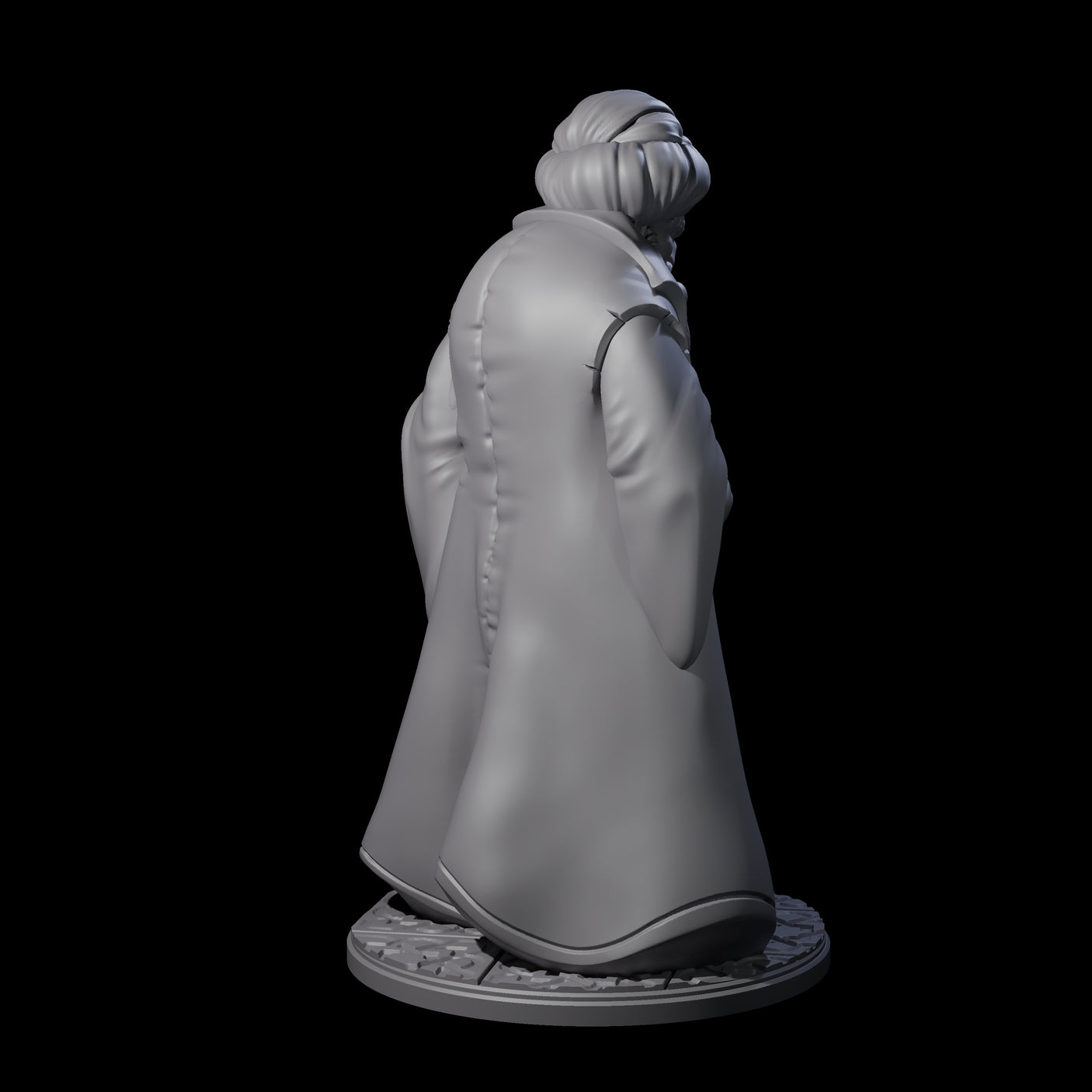 Cunning Human Merchant Miniature for Dungeons and Dragons, Pathfinder or other TTRPGs