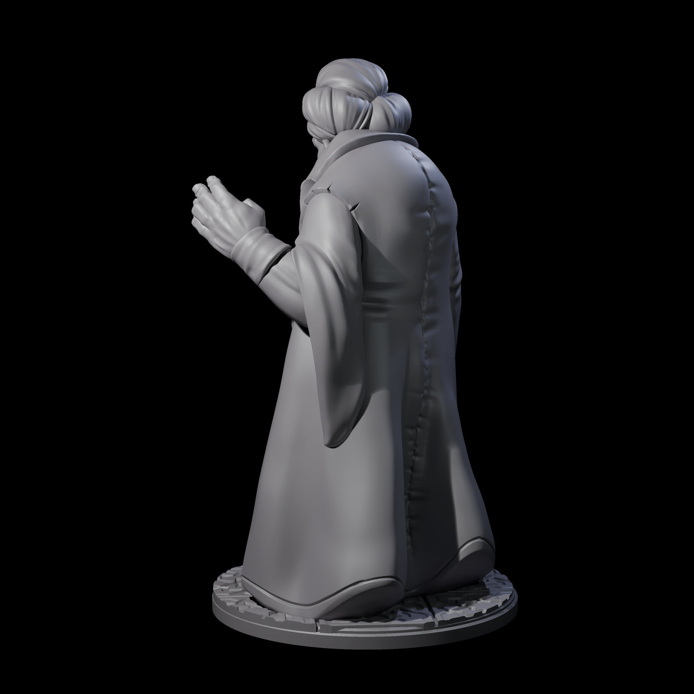 Cunning Human Merchant Miniature for Dungeons and Dragons, Pathfinder or other TTRPGs