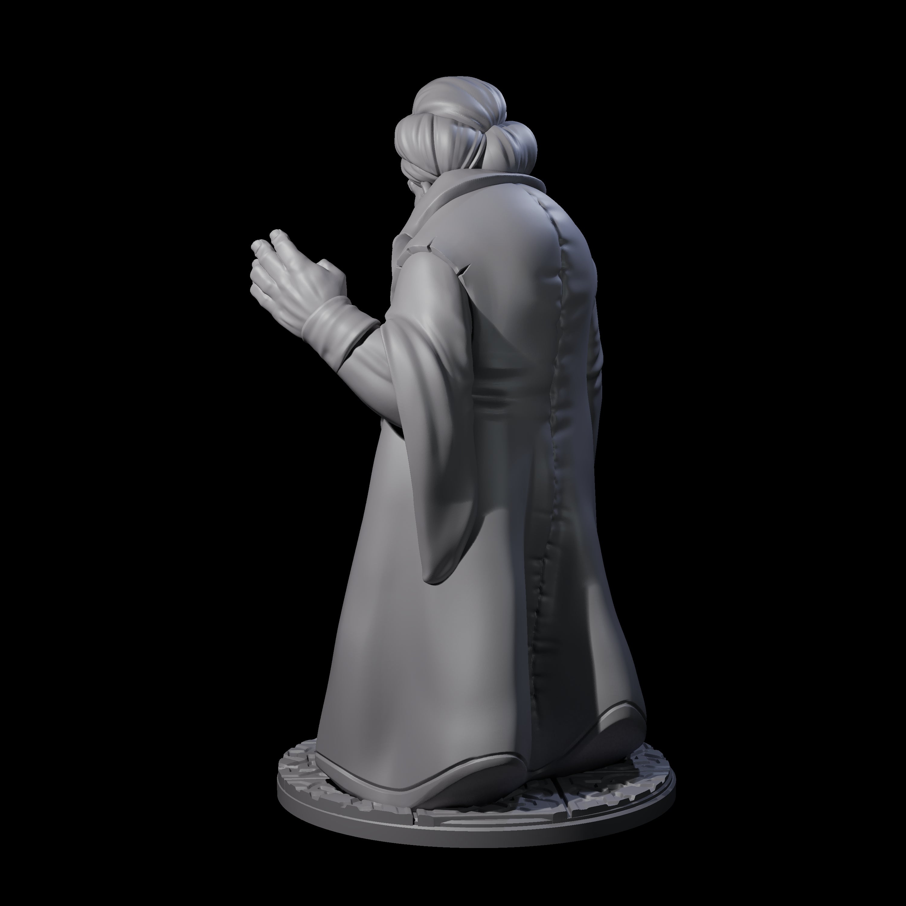 Cunning Human Merchant Miniature for Dungeons and Dragons, Pathfinder or other TTRPGs