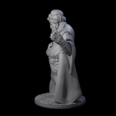 Cunning Human Merchant Miniature for Dungeons and Dragons, Pathfinder or other TTRPGs