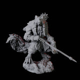 Cunning Kitsune Fighter A Miniature for Dungeons and Dragons, Pathfinder or other TTRPGs