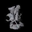 Cunning Kitsune Fighter A Miniature for Dungeons and Dragons, Pathfinder or other TTRPGs