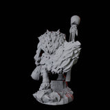 Cunning Kitsune Fighter D Miniature for Dungeons and Dragons, Pathfinder or other TTRPGs