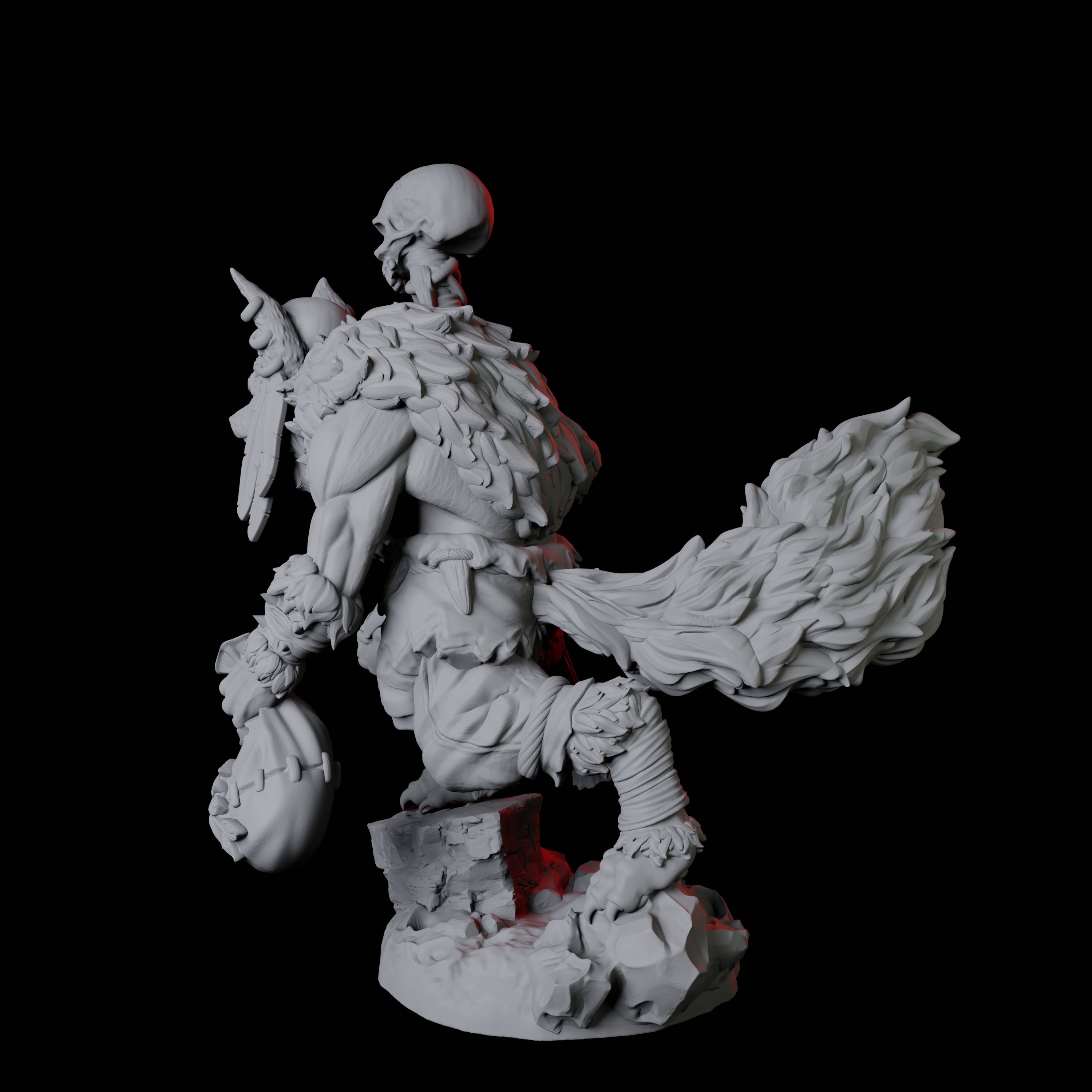 Cunning Kitsune Fighter D Miniature for Dungeons and Dragons, Pathfinder or other TTRPGs