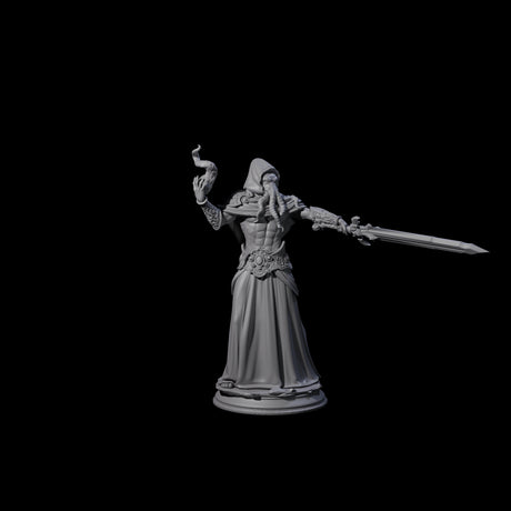 Cunning Mind Flayer B Miniature for Dungeons and Dragons, Pathfinder or other TTRPGs