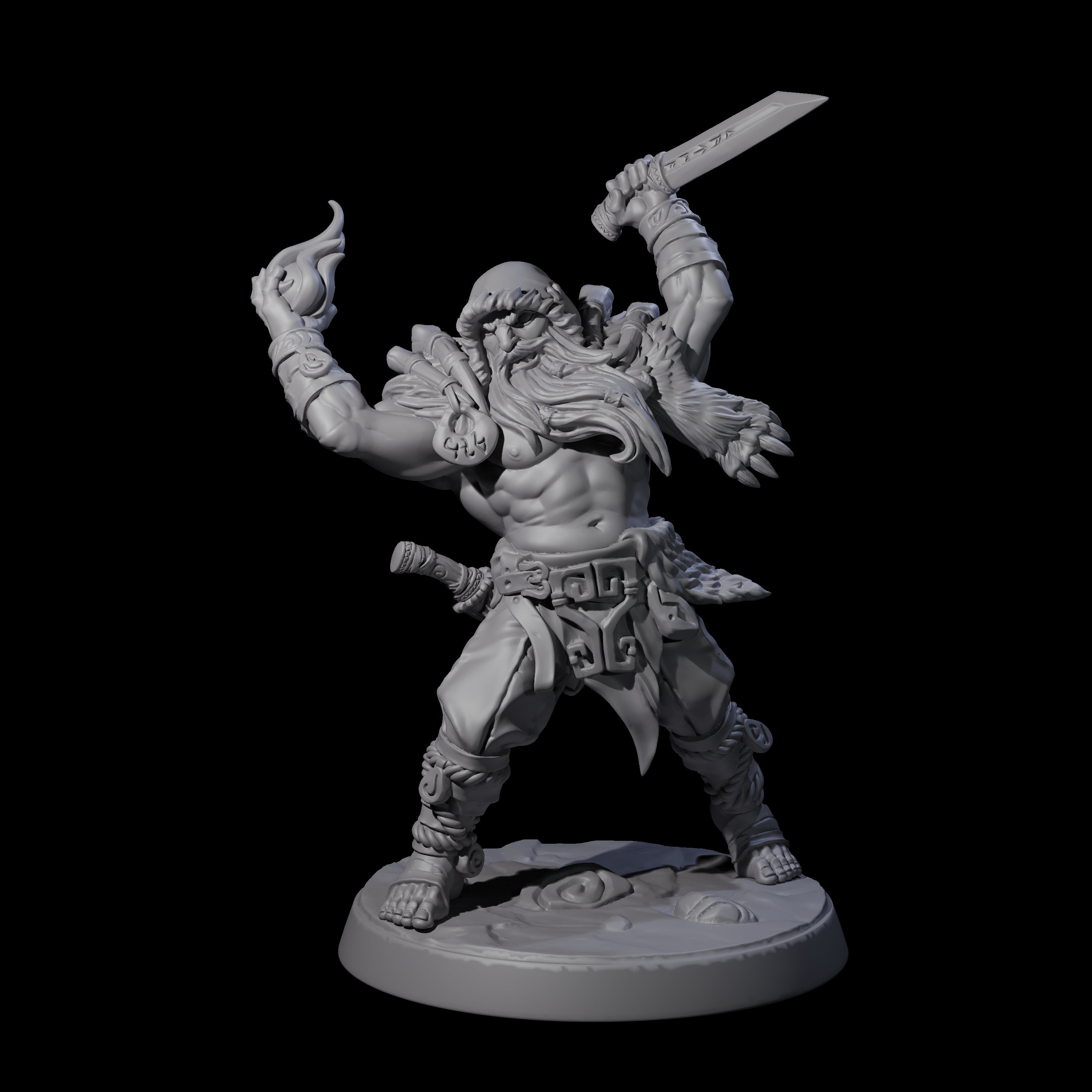 Cunning Northmen Rogues and Wizard A Miniature for Dungeons and Dragons, Pathfinder or other TTRPGs