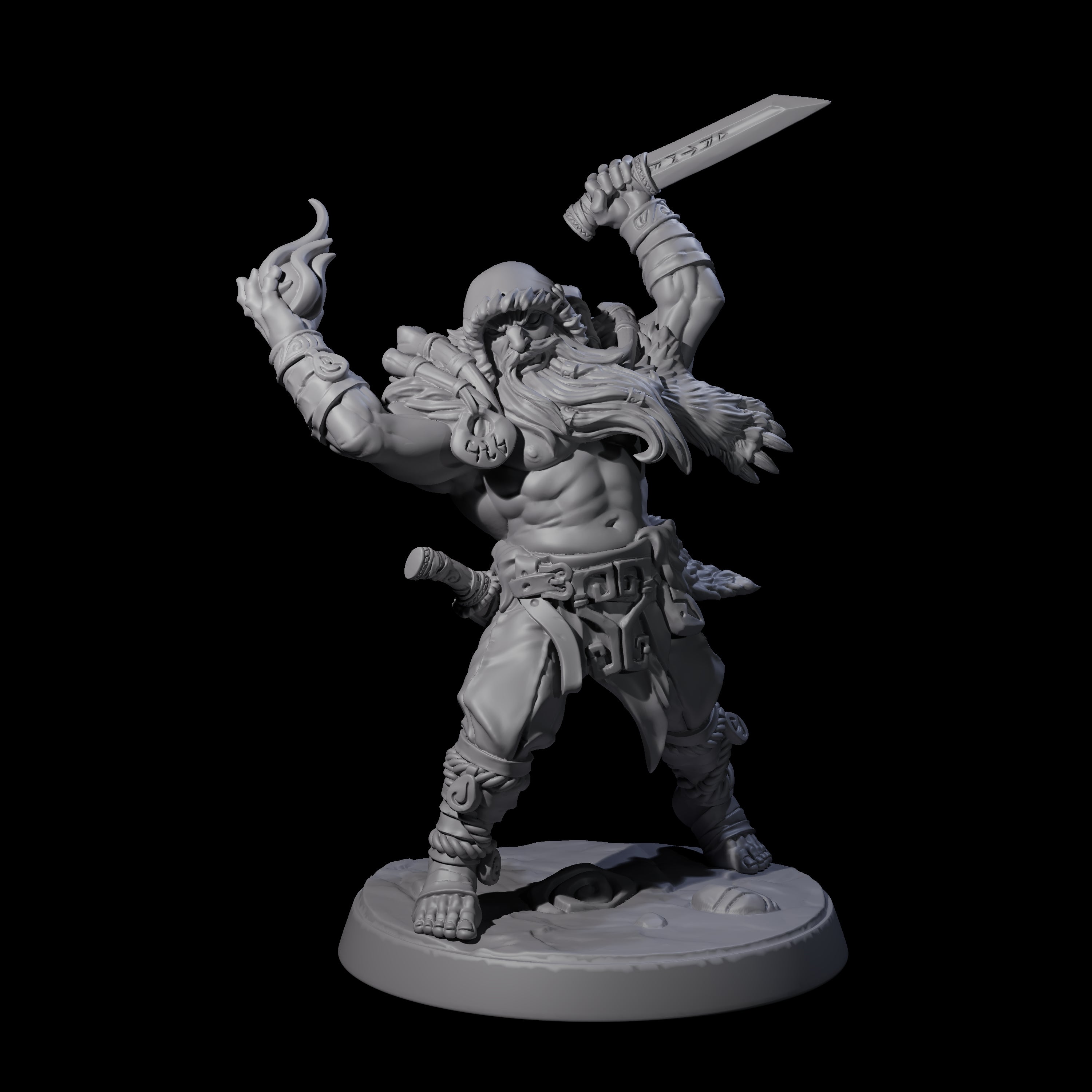 Cunning Northmen Rogues and Wizard A Miniature for Dungeons and Dragons, Pathfinder or other TTRPGs