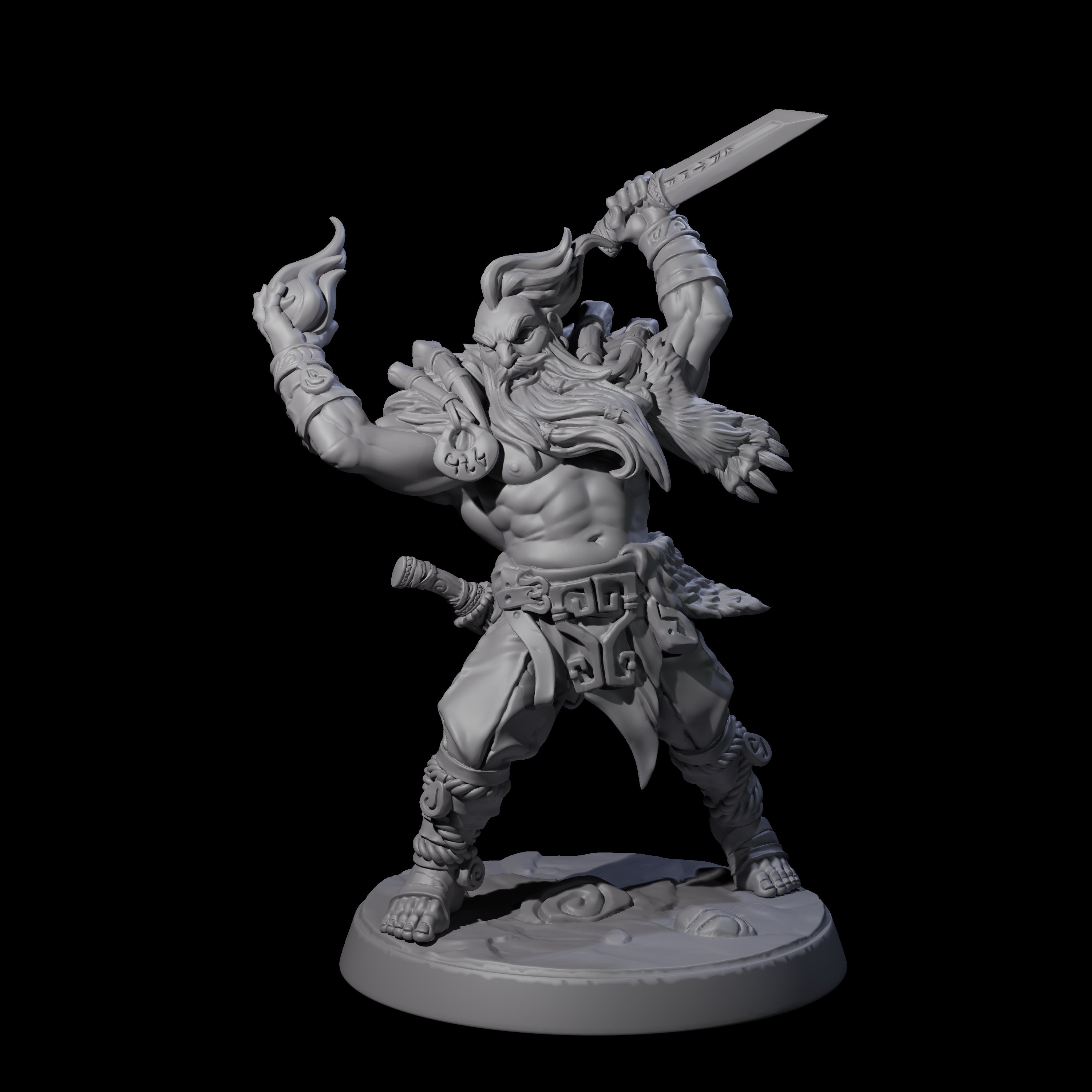 Cunning Northmen Rogues and Wizard A Miniature for Dungeons and Dragons, Pathfinder or other TTRPGs