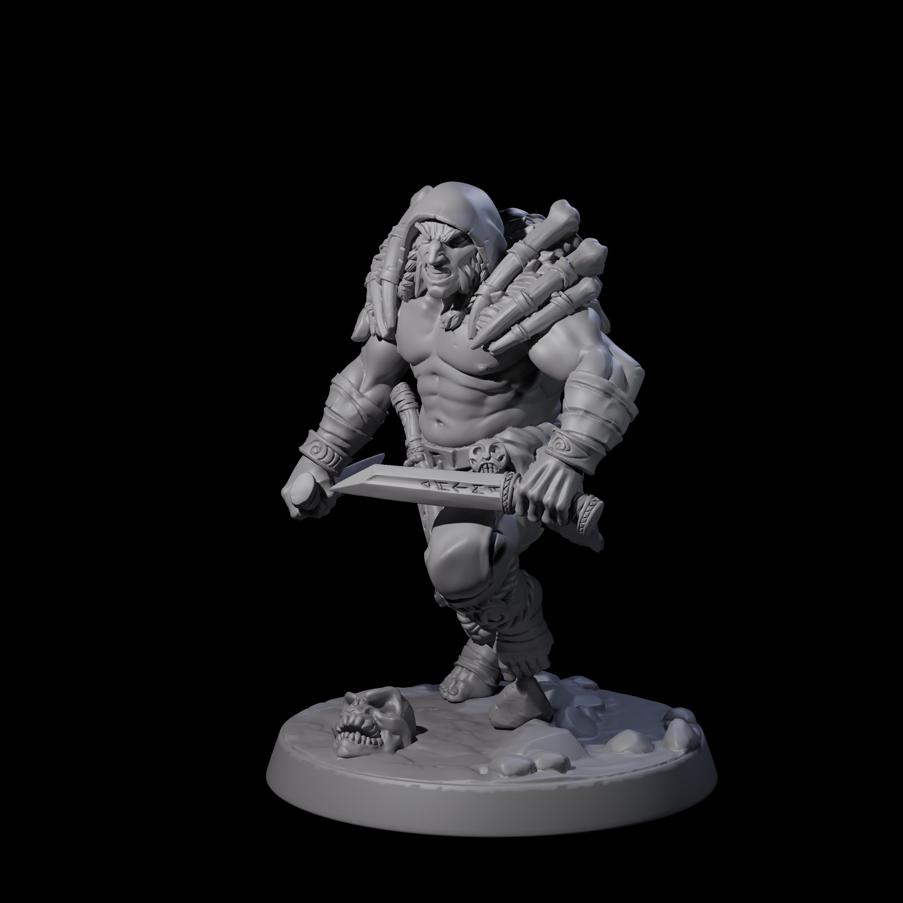 Cunning Northmen Rogues and Wizard C Miniature for Dungeons and Dragons, Pathfinder or other TTRPGs