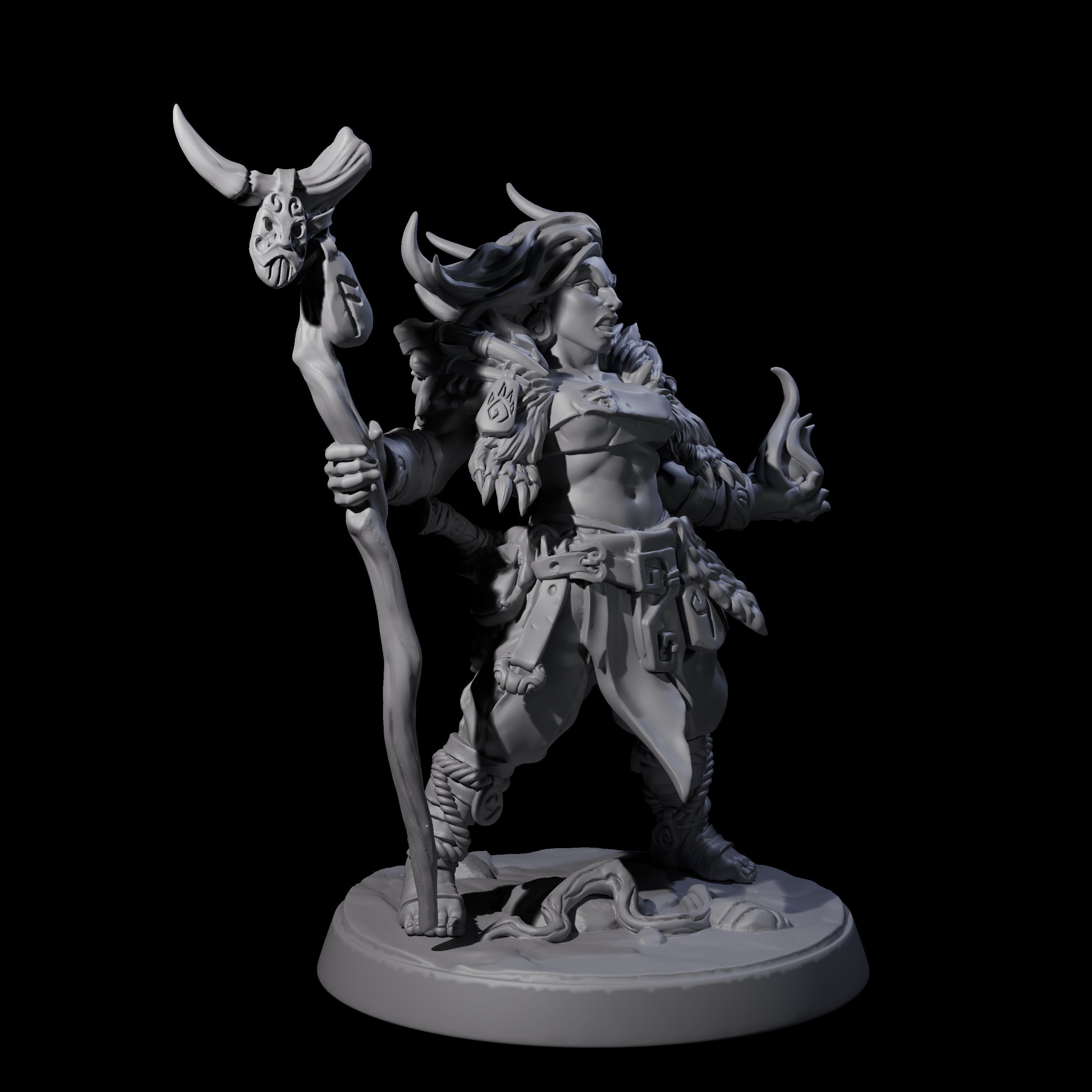 Cunning Northmen Rogues and Wizard D Miniature for Dungeons and Dragons, Pathfinder or other TTRPGs