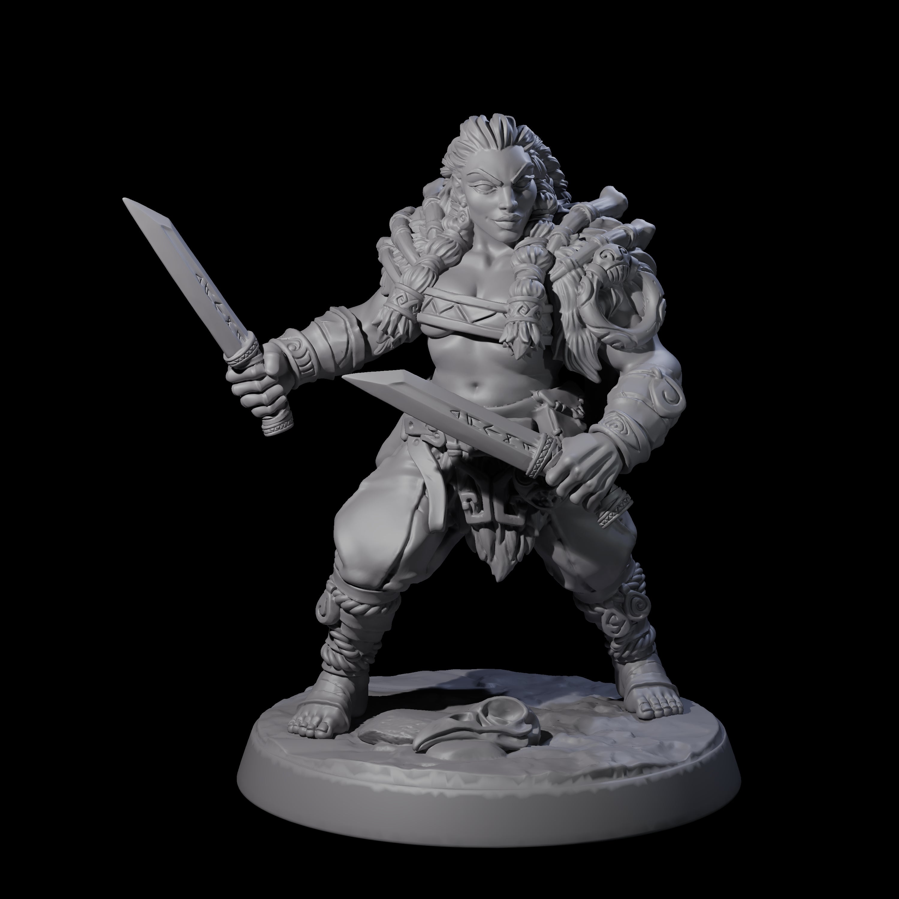 Cunning Northmen Rogues and Wizard E Miniature for Dungeons and Dragons, Pathfinder or other TTRPGs