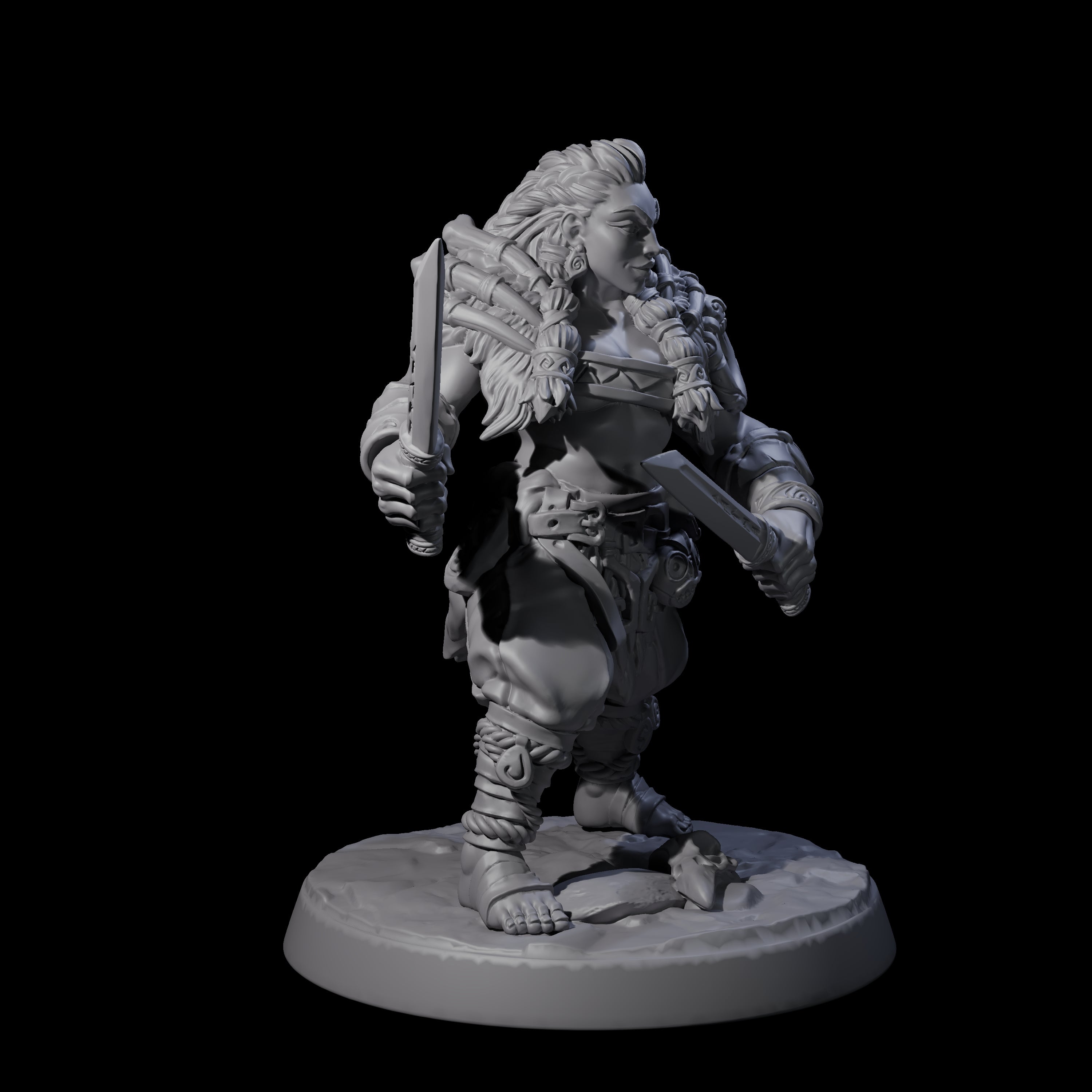 Cunning Northmen Rogues and Wizard E Miniature for Dungeons and Dragons, Pathfinder or other TTRPGs