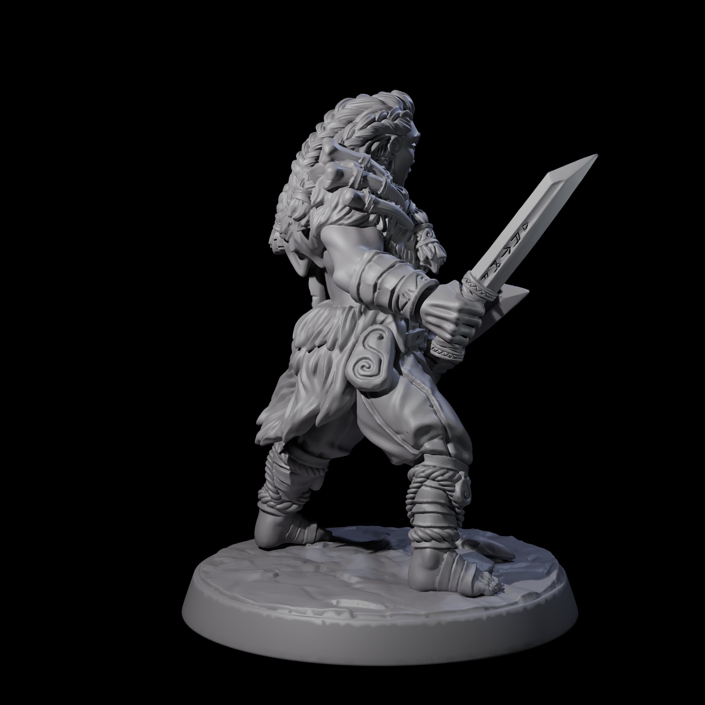 Cunning Northmen Rogues and Wizard E Miniature for Dungeons and Dragons, Pathfinder or other TTRPGs