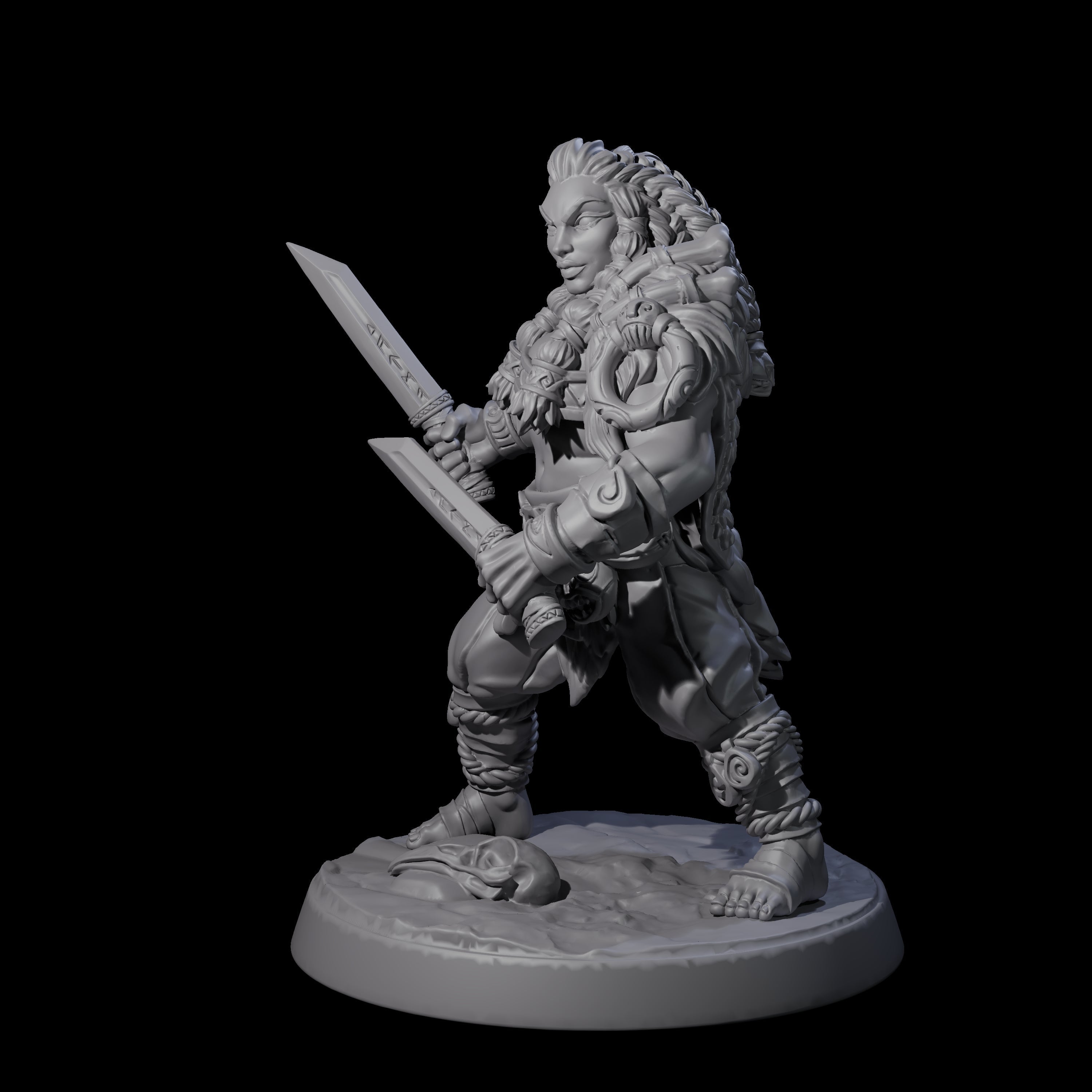 Cunning Northmen Rogues and Wizard E Miniature for Dungeons and Dragons, Pathfinder or other TTRPGs