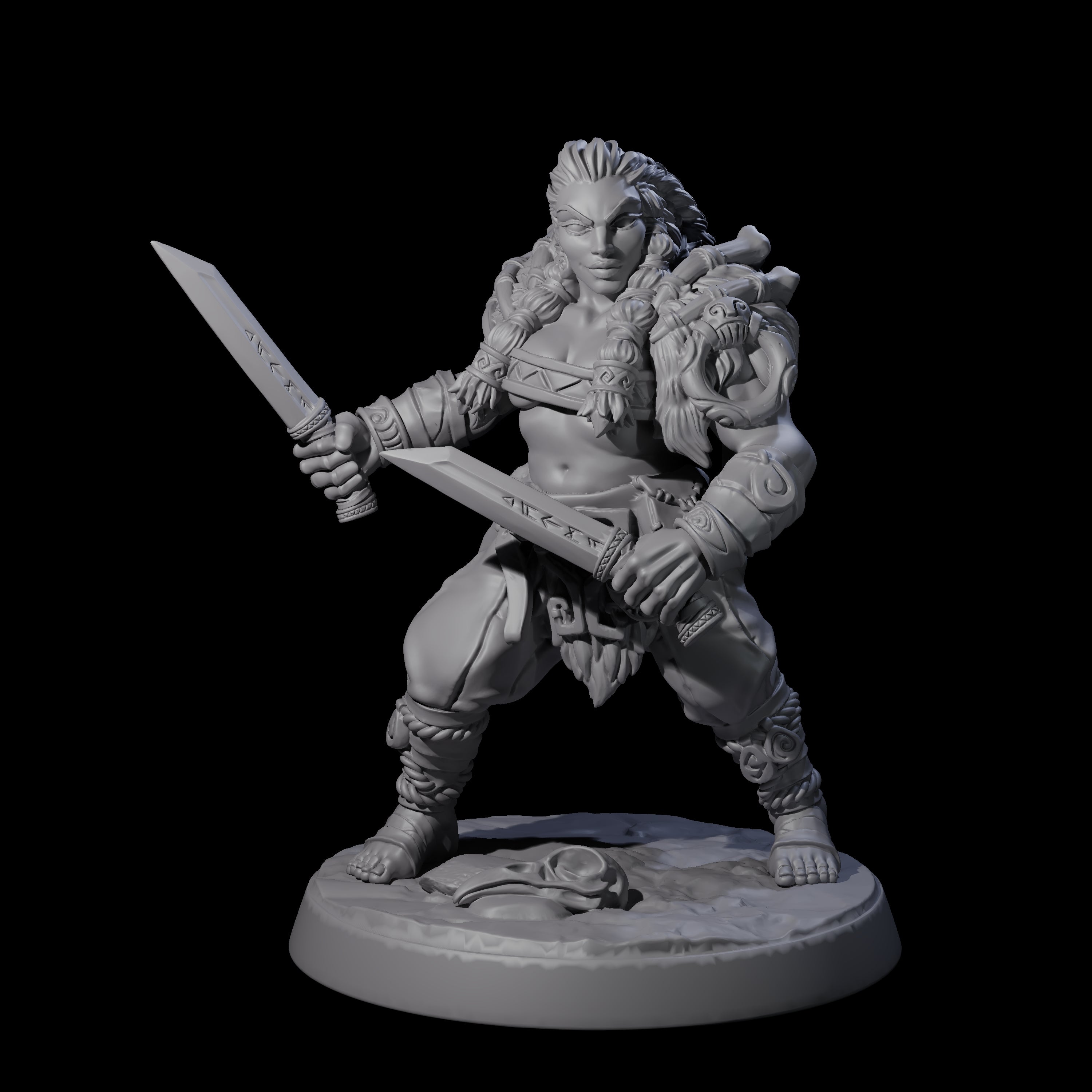 Cunning Northmen Rogues and Wizard E Miniature for Dungeons and Dragons, Pathfinder or other TTRPGs