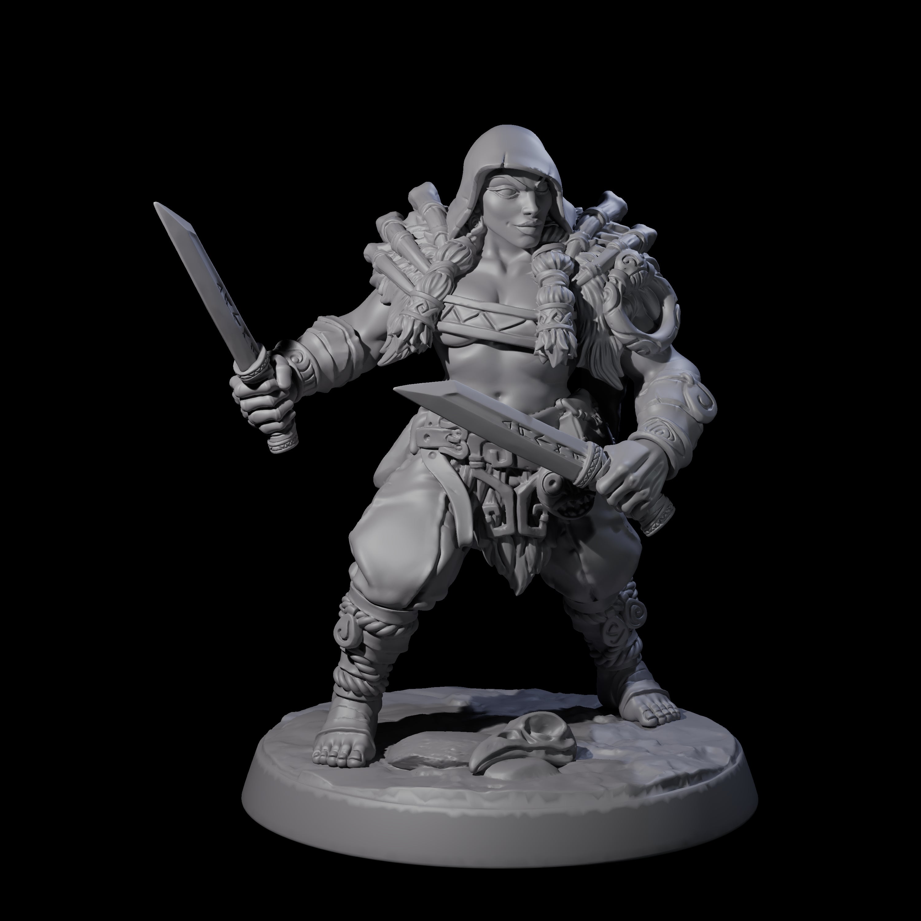 Cunning Northmen Rogues and Wizard E Miniature for Dungeons and Dragons, Pathfinder or other TTRPGs