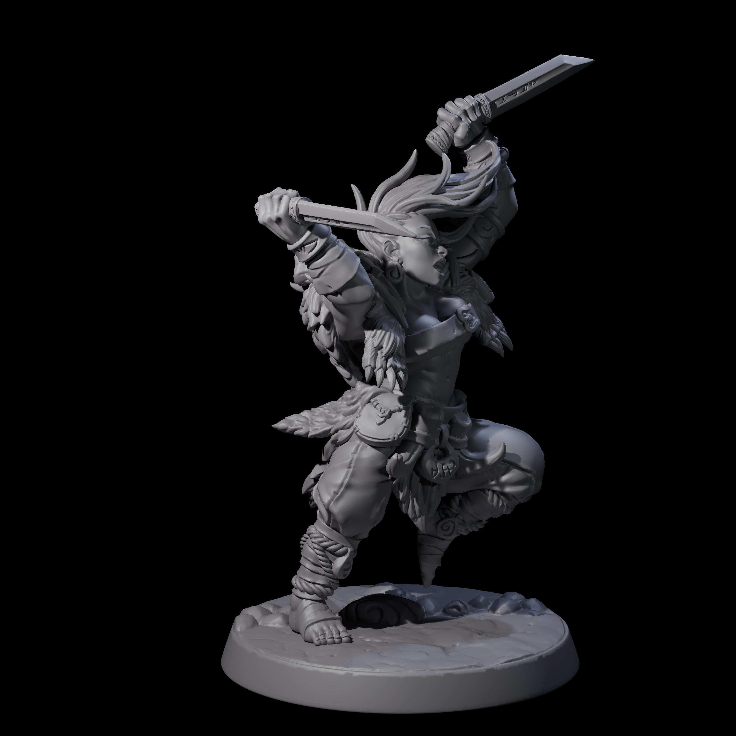 Cunning Northmen Rogues and Wizard F Miniature for Dungeons and Dragons, Pathfinder or other TTRPGs