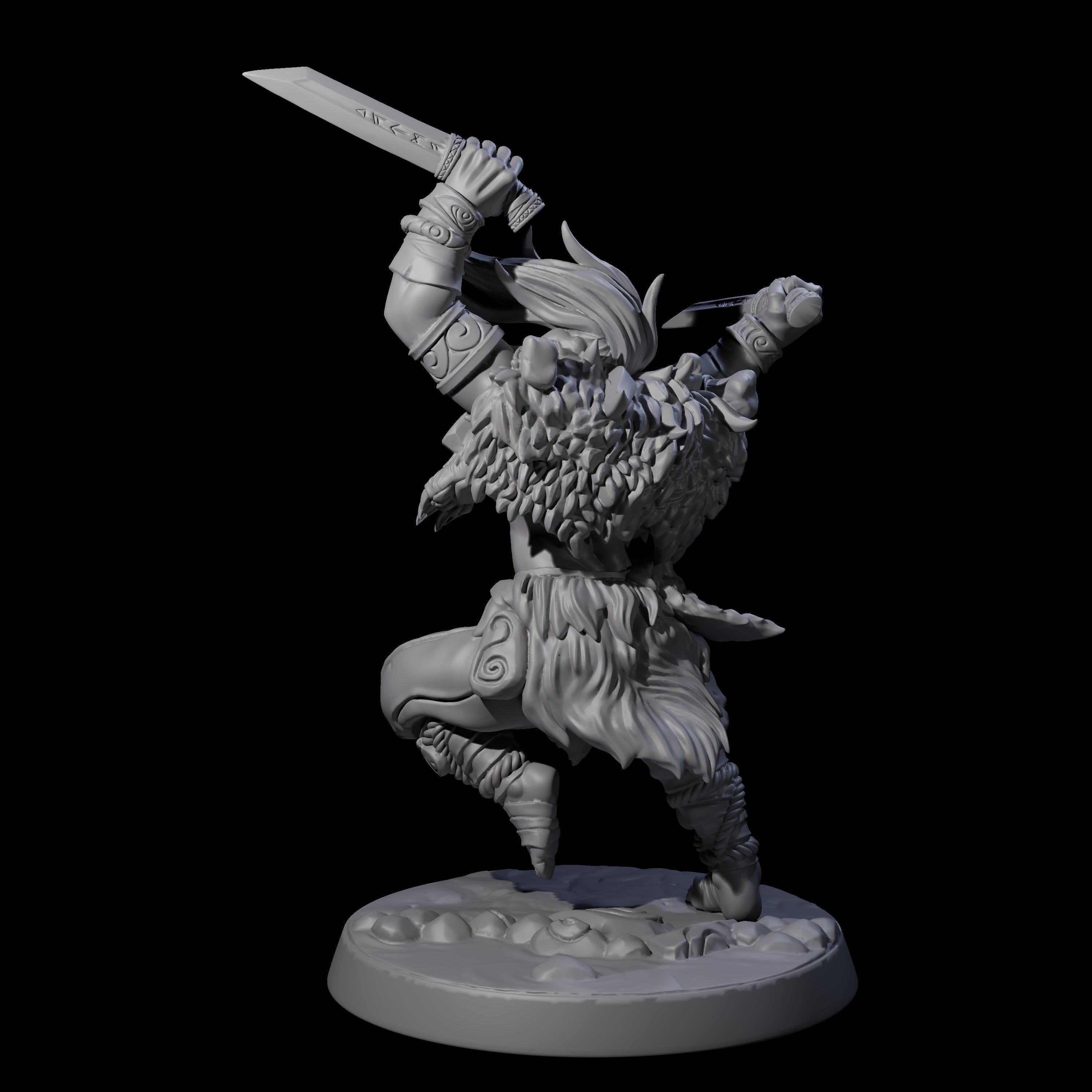 Cunning Northmen Rogues and Wizard F Miniature for Dungeons and Dragons, Pathfinder or other TTRPGs