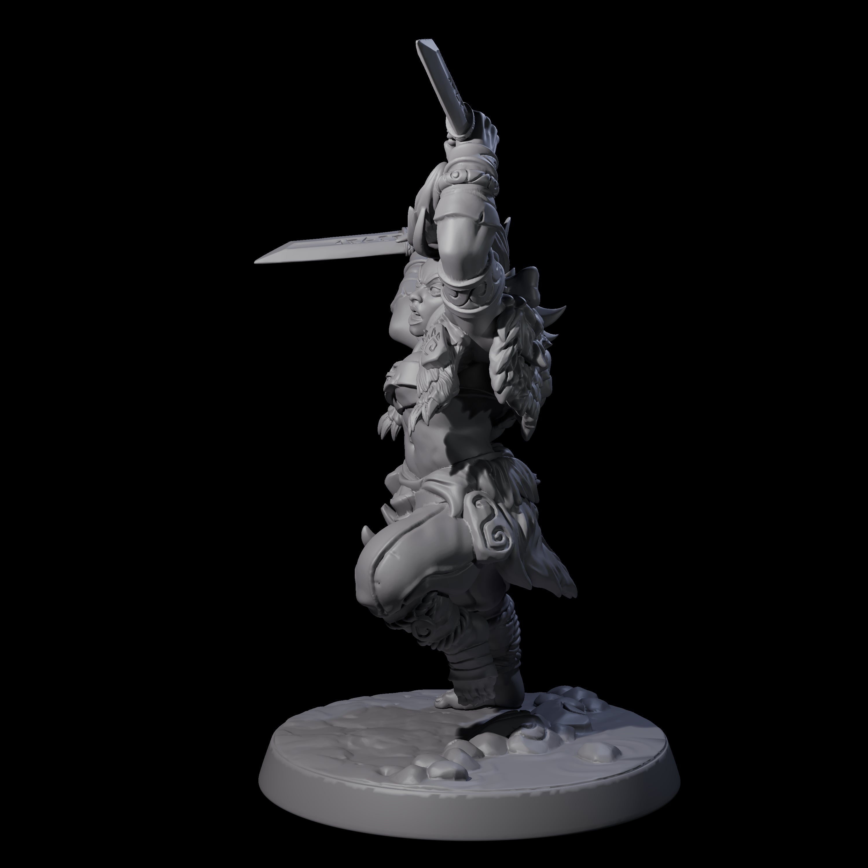 Cunning Northmen Rogues and Wizard F Miniature for Dungeons and Dragons, Pathfinder or other TTRPGs