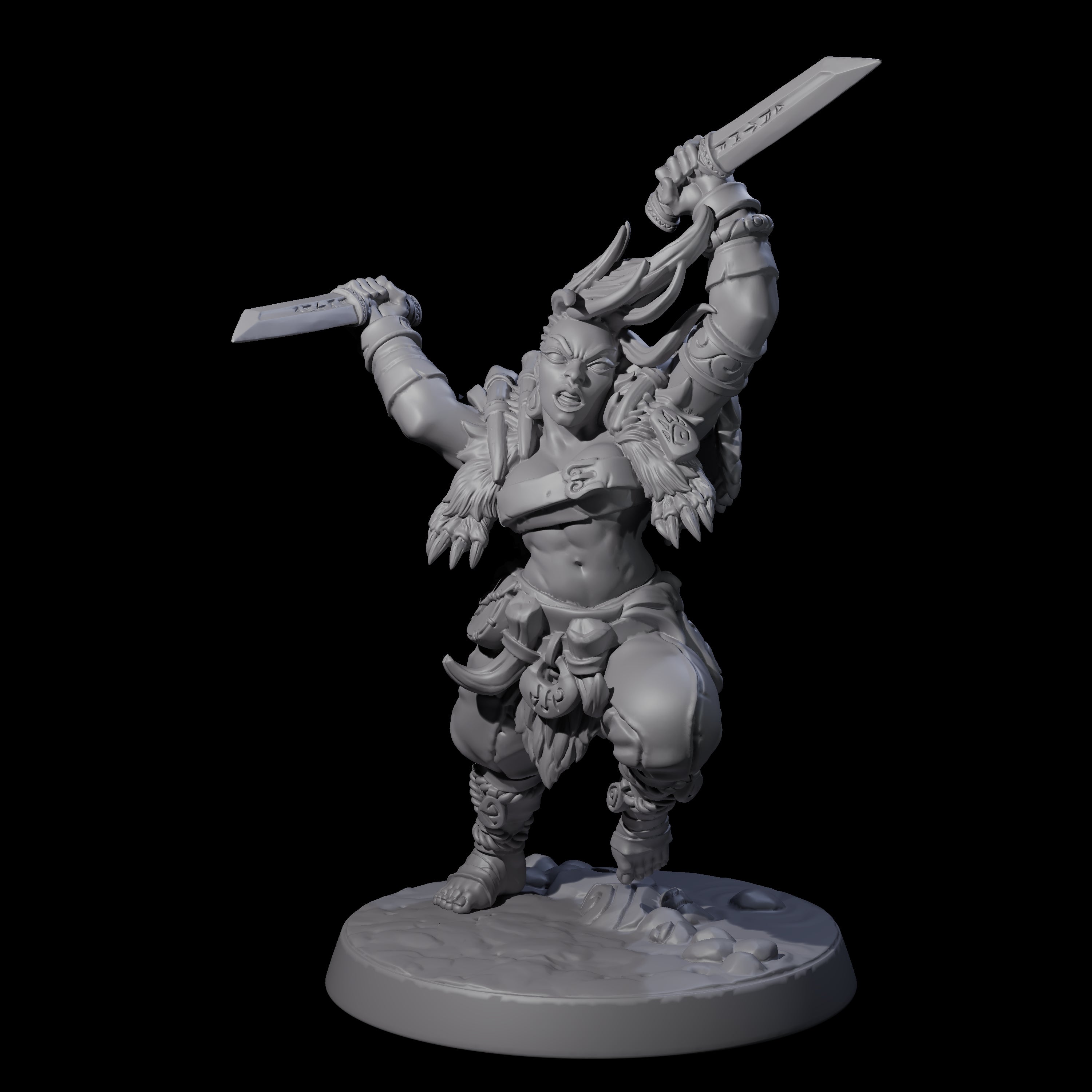 Cunning Northmen Rogues and Wizard F Miniature for Dungeons and Dragons, Pathfinder or other TTRPGs