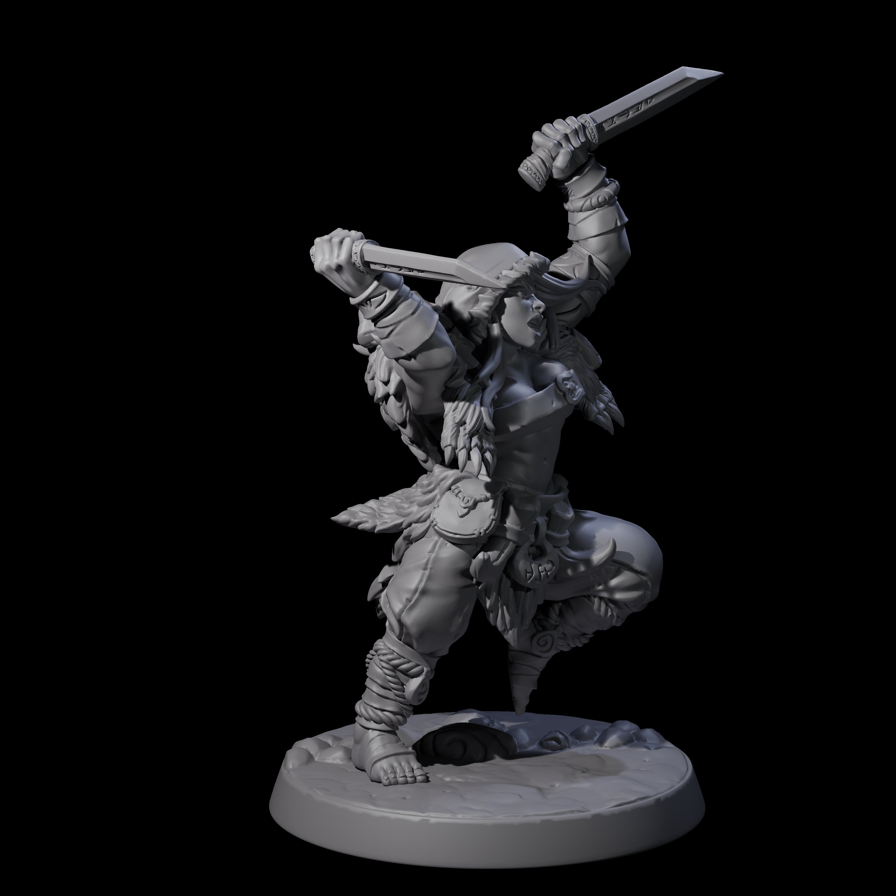 Cunning Northmen Rogues and Wizard F Miniature for Dungeons and Dragons, Pathfinder or other TTRPGs