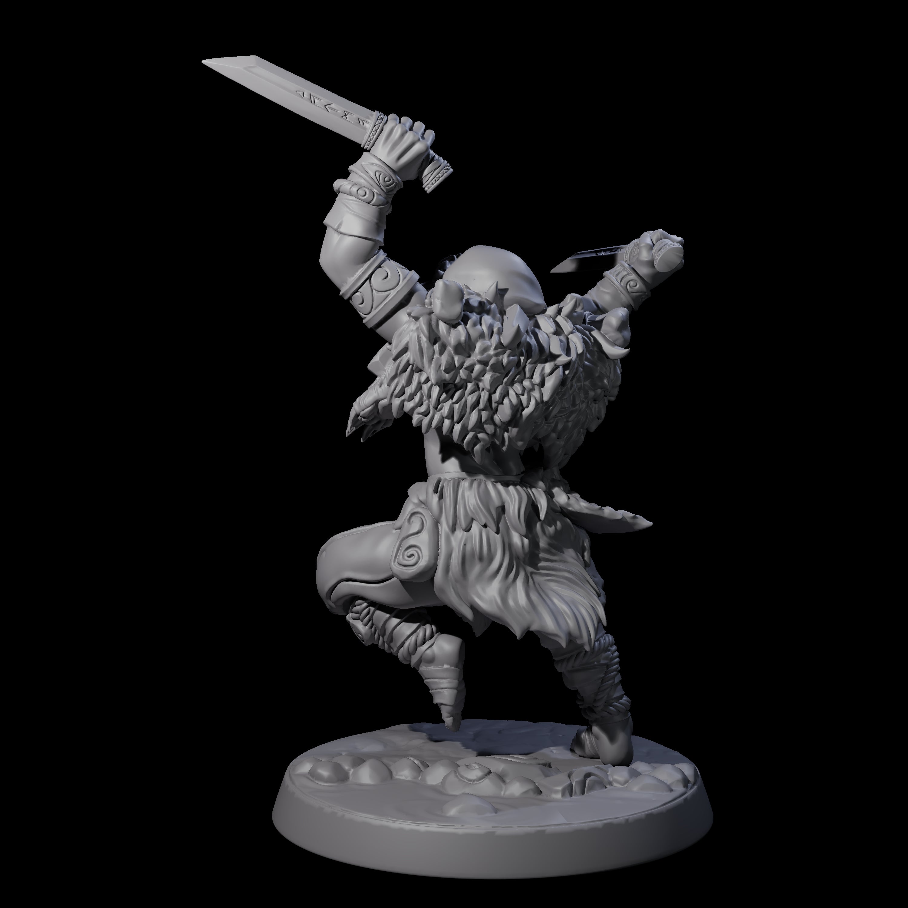 Cunning Northmen Rogues and Wizard F Miniature for Dungeons and Dragons, Pathfinder or other TTRPGs