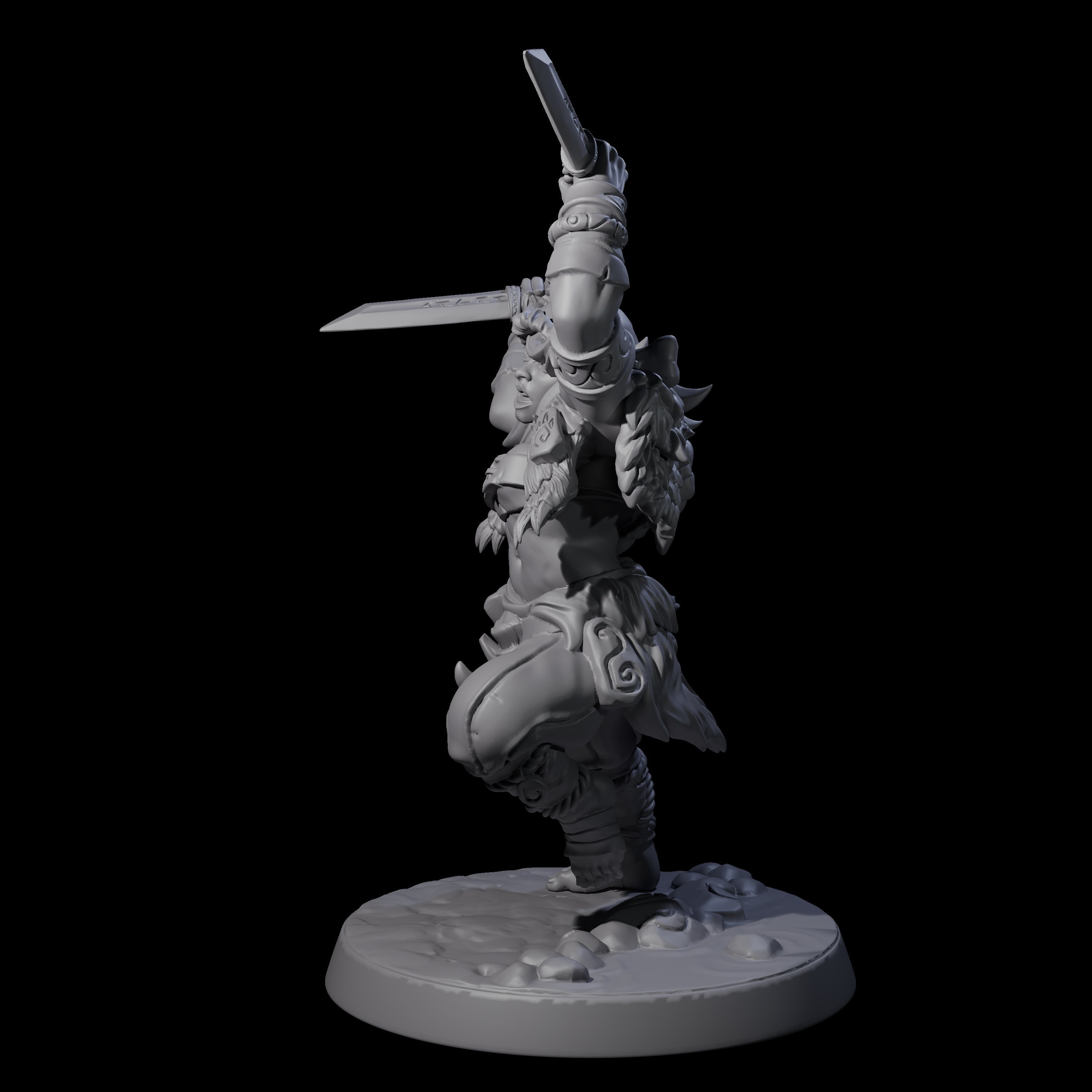 Cunning Northmen Rogues and Wizard F Miniature for Dungeons and Dragons, Pathfinder or other TTRPGs