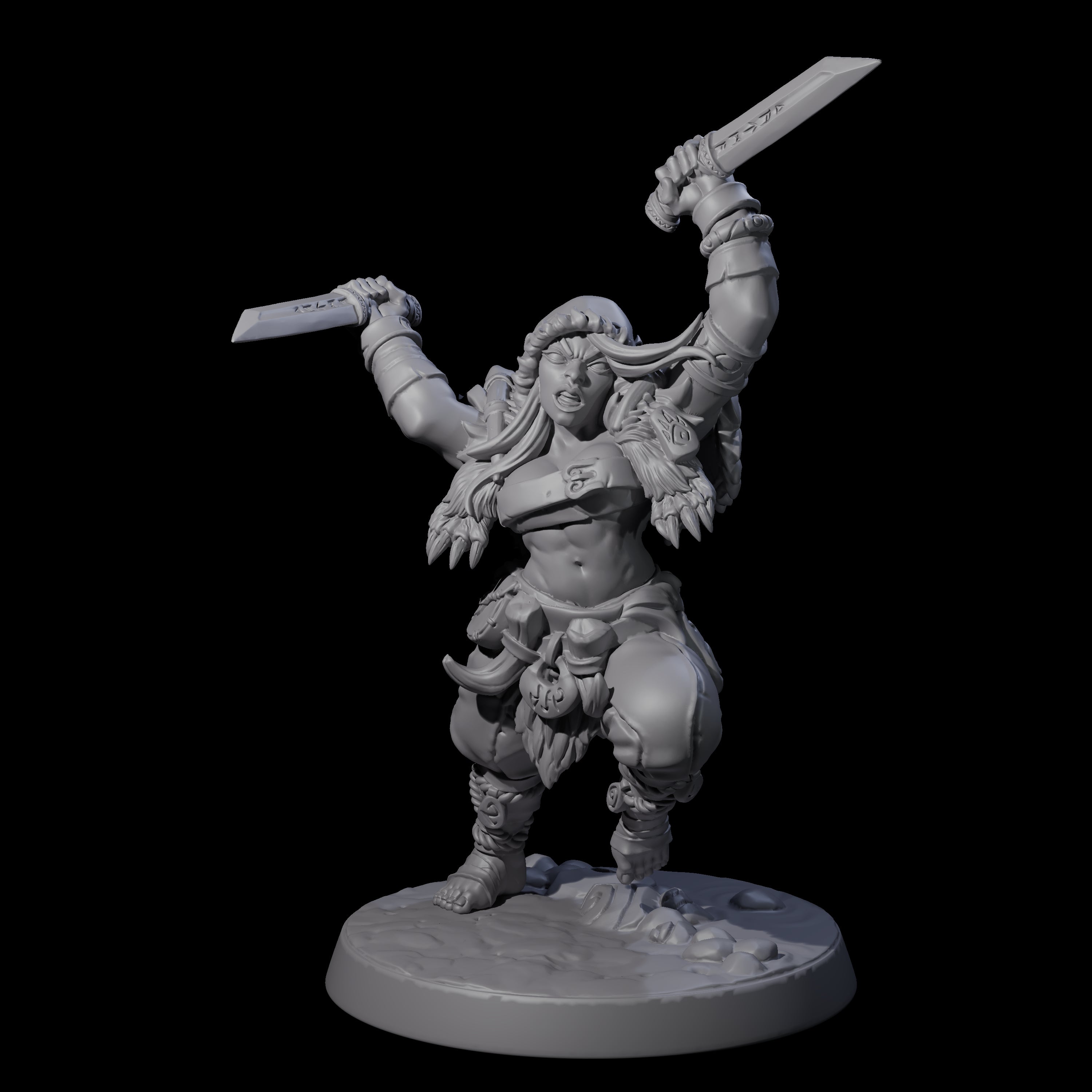 Cunning Northmen Rogues and Wizard F Miniature for Dungeons and Dragons, Pathfinder or other TTRPGs