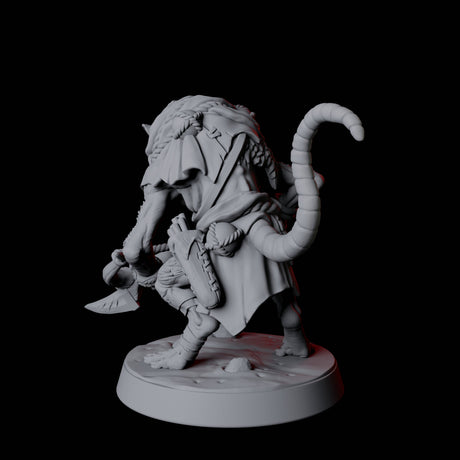Cunning Ratfolk Soldier C Miniature for Dungeons and Dragons, Pathfinder or other TTRPGs