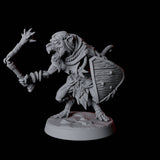 Cunning Ratfolk Soldier D Miniature for Dungeons and Dragons, Pathfinder or other TTRPGs