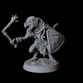 Cunning Ratfolk Soldier D Miniature for Dungeons and Dragons, Pathfinder or other TTRPGs