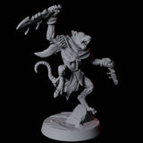 Cunning Ratfolk Soldier E Miniature for Dungeons and Dragons, Pathfinder or other TTRPGs