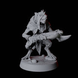 Cunning Ratfolk Soldier F Miniature for Dungeons and Dragons, Pathfinder or other TTRPGs