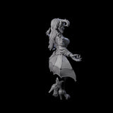 Cunning Tiefling Temptress Miniature for Dungeons and Dragons, Pathfinder or other TTRPGs