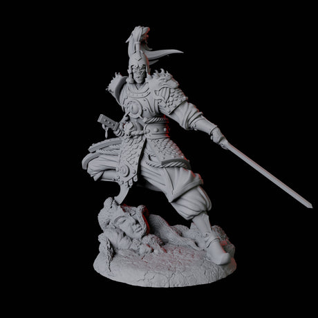 Cunning Yuan-Ti Warrior A Miniature for Dungeons and Dragons, Pathfinder or other TTRPGs