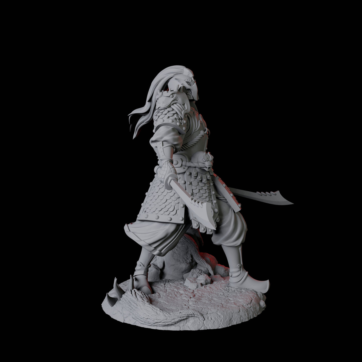 Cunning Yuan-Ti Warrior D Miniature for Dungeons and Dragons, Pathfinder or other TTRPGs