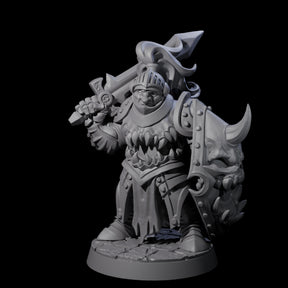 Cursed Orc Fighter Miniature for Dungeons and Dragons, Pathfinder or other TTRPGs