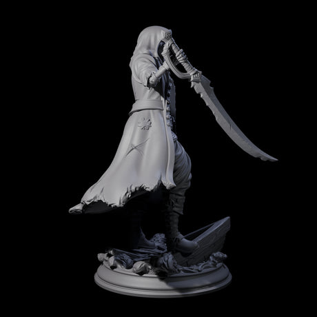 Cursed Sailor Fighter Miniature for Dungeons and Dragons, Pathfinder or other TTRPGs