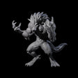 Cursing Werewolf Miniature for Dungeons and Dragons, Pathfinder or other TTRPGs