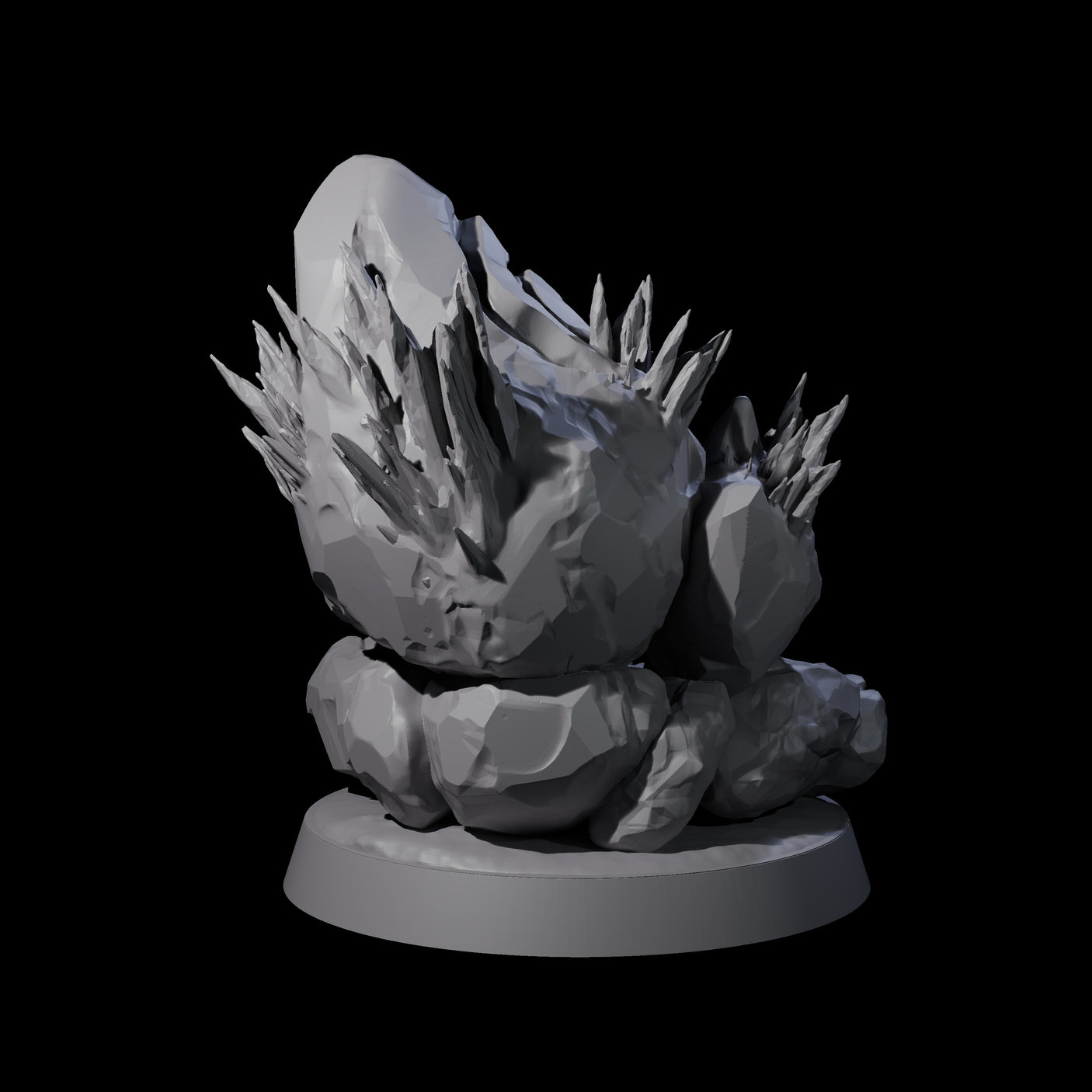 Cute Baby Ice Elemental A Miniature for Dungeons and Dragons, Pathfinder or other TTRPGs