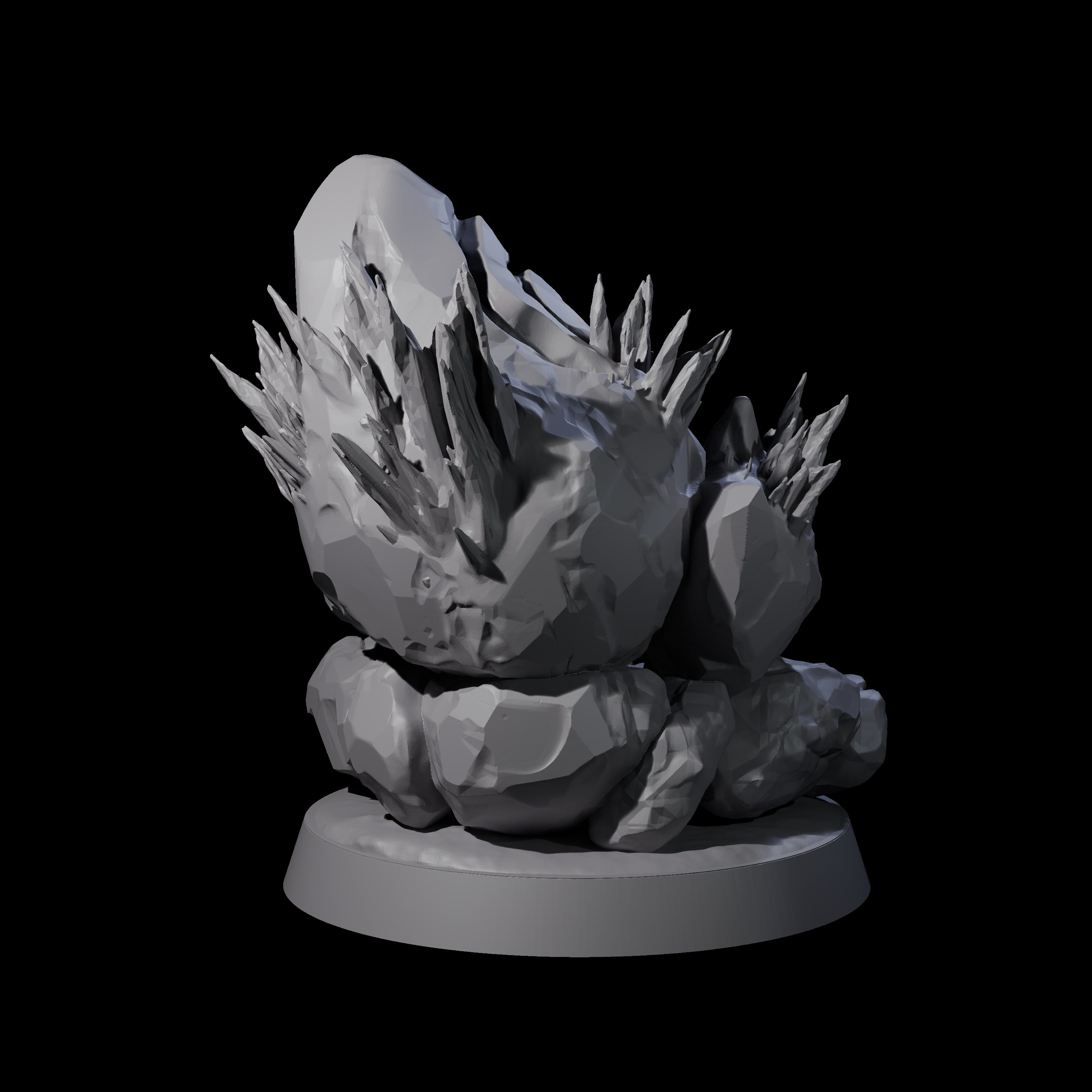 Cute Baby Ice Elemental A Miniature for Dungeons and Dragons, Pathfinder or other TTRPGs