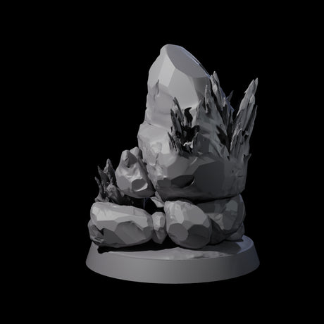 Cute Baby Ice Elemental A Miniature for Dungeons and Dragons, Pathfinder or other TTRPGs