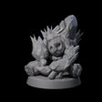 Cute Baby Ice Elemental A Miniature for Dungeons and Dragons, Pathfinder or other TTRPGs