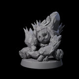 Cute Baby Ice Elemental A Miniature for Dungeons and Dragons, Pathfinder or other TTRPGs