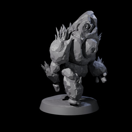 Cute Baby Ice Elemental B Miniature for Dungeons and Dragons, Pathfinder or other TTRPGs